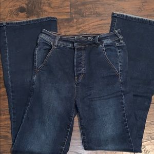 Free People high waisted flare jeans